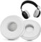 Almohadillas de repuesto para Sony MDR-ZX100/ZX110/ZX220BT/ZX300/ZX310/ZX330 para JBL Tune 450BT/510BT/500BT /E40BT / UA Sport Wireless (blanco)