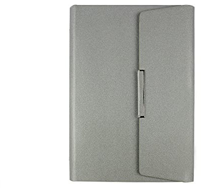 Hardcover A5 Leder Spiralblock Planer Organizer 6 Ringbuch Büromaterial Business Notizblock Notizbuch,Grau,2St