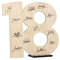 CONTRAXT Geschenke 18 geburtstag mädchen junge. Ideen einladungskarten 18 geburtstag idee jahrestag geschenke männer frauen 3d happy birthday jubiläum karte holz geburtstagskarte (18)