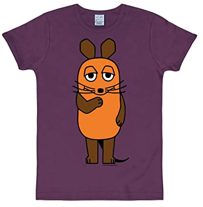 Logoshirt® Die Sendung mit der Maus T-Shirt Damen & Herren | Offiziell lizenziertes Maus-Motiv, 100% Baumwolle, lustiges Cartoon T-Shirt, ideal für Sendung mit der Maus-Fans