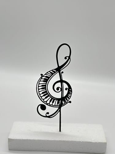 Note Musik Cake Topper Geburtstag Torten Stecker Schwarz