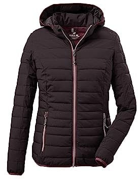 G.I.G.A. DX Women´s Uyaka Veste Matelassée/veste Fonctionnelle Décontractée En Duvet Avec Capuche Amovible, Prune, 40 EU