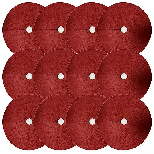 12 Stück Schutz Grasmatte Baummulch für Ringbaummatten Anti Gras Baum Mulch Matte - rot
