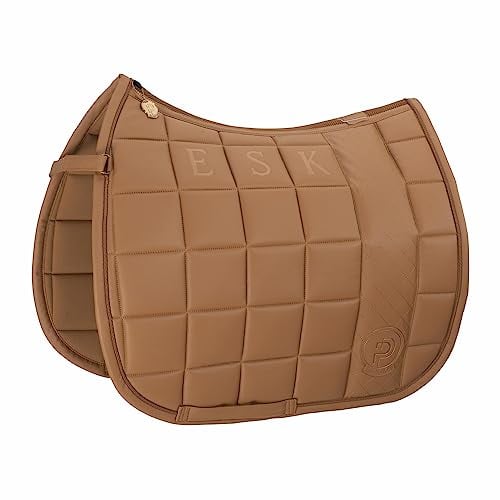 Eskadron Schabracke Big Square Faux Leather Cognac Platinum 23, Größe:PD