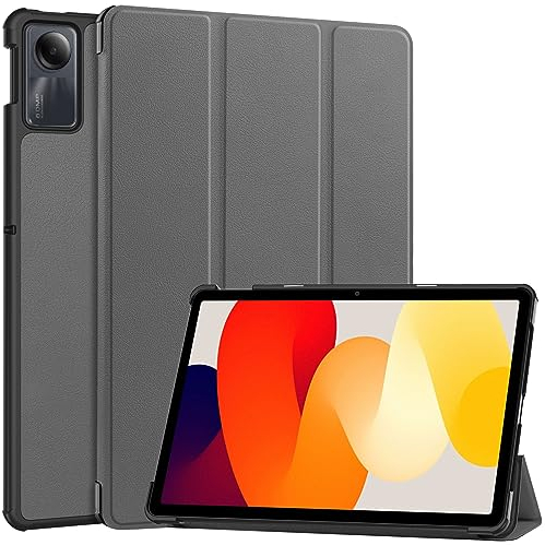 Vakarey para Redmi Pad SE Funda,para Funda Tablet Xiaomi Redmi Pad SE 11 Pulgadas 2023,Gris