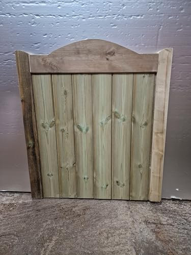 md carpentry Wooden Garden Gate, Pressure Treated, 4ft 120cm, Green, Wood