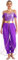 iiniim Damen Bauchtanz Kostüm Bauchtänzerin Orientalische Indische Verkleidung Halloween Karneval Fasching Party Tanzkleidung A Lila 3XL