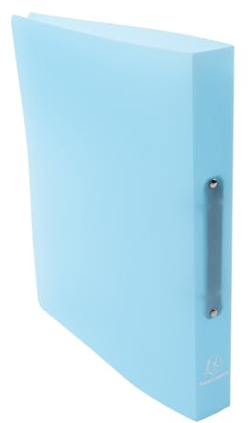 Exacompta - Réf. 54972E - Paquet de 5 classeurs semi-rigide PP Chromaline - 2 anneaux ronds diamètre 30 mm - Dos 40 mm - Dimensions extérieures : 32 x 25 cm - Format à classer A4 - Coloris bleu