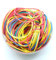 100Pcs Coloured Rubber Bands with Storage Box Thick Stretchable Elastic Bands for Securing Food Items, Hair, Packaging