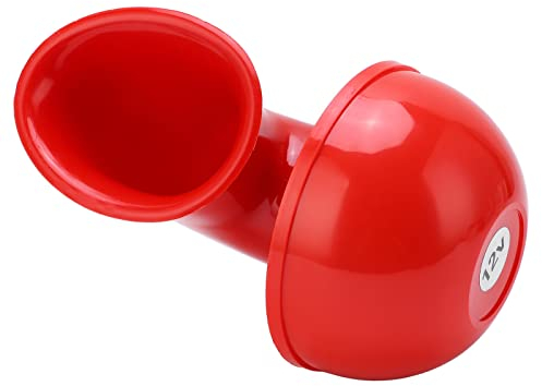 Bull Sound Air Horn Cow Sound Horn, Metall, Rot, 150 dB, für Auto, LKW, Motorrad, Wohnmobil, Boot