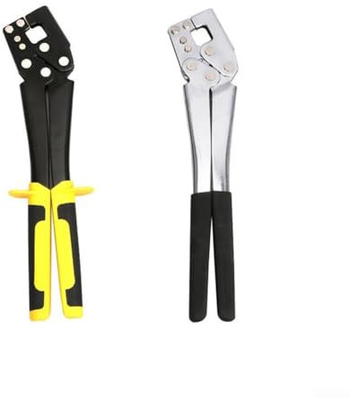 Robust Alloy Steel Keel Clamp Pliers, Nonslip Metal Crimper Joiner Forceps for Light Steel Keels, Suitable for 0 5 0 8mm (A)