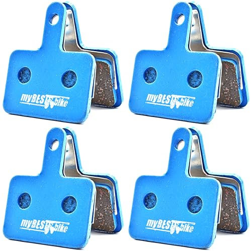 myBESTbike - Fahrradbremsbeläge, 4 Paar, Scheibenbremsbeläge für Fahrrad, kompatibel mit Shimano B01S M515 M525 C501 C601 M415 M416 M485