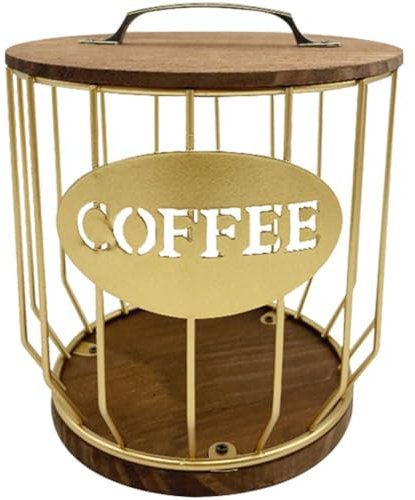 Lpitoy Porta Cialde caffè, Porta Tazze K di Grande capacità, Porta Cialde Organizer per Tazze K, Accessori Bar, Porta Cialde per caffè Espresso in Capsule