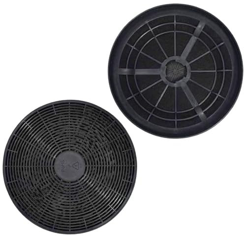 2 x Aktivkohlefilter für Dunstabzugshauben, geeignet für Respekta, Bomann, PKM (MIZ 0023, KF 561, CF110, DU652 MIZ0023 K606)