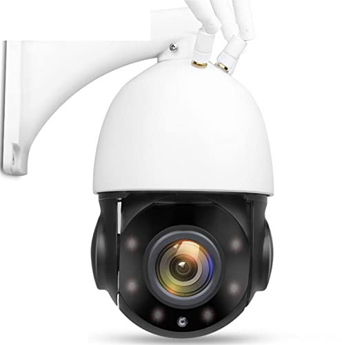 Telecamere per la sicurezza domestica Telecamera IP esterna da 5 MP 4G Sim Card AI Tracciamento automatico Zoom 30X Telecamera Speed ​​Dome PTZ IR 80m 4.5 pollici Sicurezza CCTV Camhi APP con rilevame