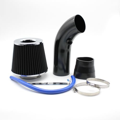 WTGCZDHY Air Intake Filter Kit for Dodge Ram 2011-2025,76mm 3 Car Cold Air Intake Filter Aluminium Induction Pipe Hose Cone Air Intake Filter Parts,A2-Black