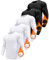 Boyzn Herren 5er Pack Set Warmes Wollfleece Futter Langarm Sport Basisschicht Kälteschutzausrüstung Winter Skifahren Sport Unterhemd 5P01-XL