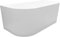 Balneo Baignoire Autoportante Balneo VIVA en Acrylique avec Cadre en Acier - 6 Pieds Stabilisateurs - Trop-plein et Bouchon Clic-Clac - Design Moderne – Blanc - 160x75cm