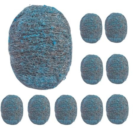 Stahlschwämme,Scheuerschwamm Aus Stahl,Stahlschwamm Topfreiniger Pflanzliche Kokosseife, Topfkratzer Für Küche, Spüle, Schale, Grill