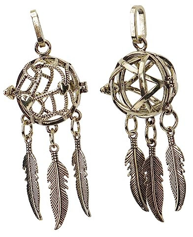 CORHAD 2stücke Dreamcatcher Mit -kapseln Kreatives Schmuckset Aus Legierung Offene Duftkapsel Für Halskette Und Armband Für Persönliche Und Dekoration