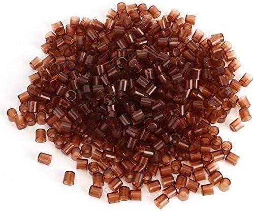 Gsycle 500pcs Queen -Aufzuchtzellenbecher, Plastik brauner Bienen Kultivierende Kiste Königin Aufzucht Honig Biene Bienenzucht Vorzug Biene Keeper Getting Kit Tool