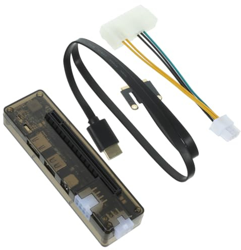Zerodeko External Laptop Graphics Card Portable Docking Station Pci-e X16 | Pcb Abs Build, Supports Systems and Wide Card Range, for Gamers and Professionals