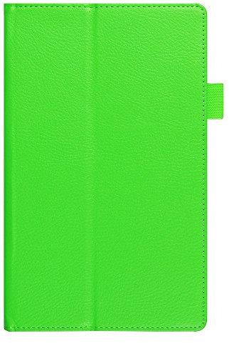 Pcatec custodia per nuovo Amazon Fire HD 8 (2016 ° generazione) – sottile pieghevole Flip Cover con funzione Wake/Sleep per Amazon Kindle Fire HD 8 Tablet (6th gen, 2016 Release Only) Green fire HD 8