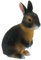Bullyland 64612 - Spielfigur Kaninchen, ca. 5 cm große Tierfigur, detailgetreu, PVC-frei, ideal als kleines Geschenk für Kinder ab 3 Jahren