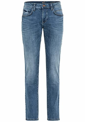 camel active Herren Regular Fit 5-Pocket Jeans aus Baumwolle Hellblau, menswear-36/30