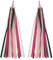 Deolven Kinder Fahrrad Quaste Ribbo,2er Pack Fahrradlenker Streamer Farbige Fahrrad Lenker Banner Kinderfahrrad Bändchen für Mädchen Jungen Fahrrad Zubehör 27CM Rot Gelb Rosa Blau Gemischt