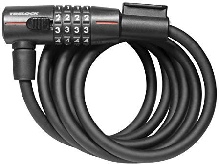 Trelock 2231263291 - Lucchetto a spirale con combinazione numerica, unisex, 180 cm, colore: Nero