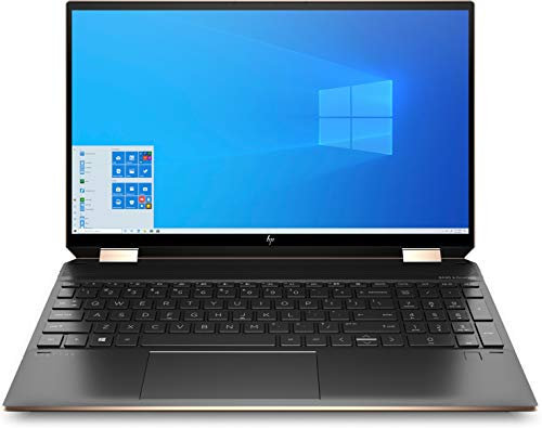 HP Spectre x360 15-eb0024ng 15.6 3840 x 2160 Pixels Écran Tactile Intel Core i7-10xxx 16 GB 512 GB SSD NVIDIA GeForce GTX 1650 Windows 10 Home