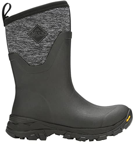 Muck Boots Womens/Ladies Arctic Ice Wellington Boots (7 UK) (Black/Heather Grey)