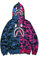 Bape Kapuzenpullover, Tarnfarben-Haifisch-Kapuzenpullover, Mode, Sportbekleidung, Reißverschluss, Hip-Hop, lustiges Oberteil, Q, Medium