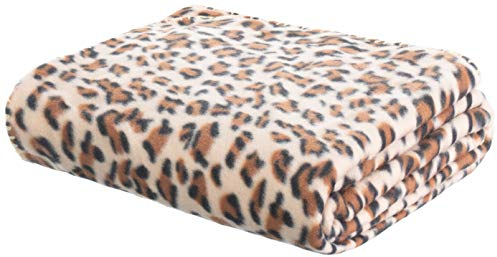Brandsseller Polar Fleece Decke Wildkatzen Design 130x170 cm (Motiv4, 130 x 170 cm)