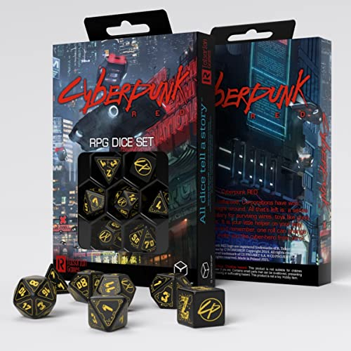 The Cyberpunk RPG Red Dice Set Wet Work