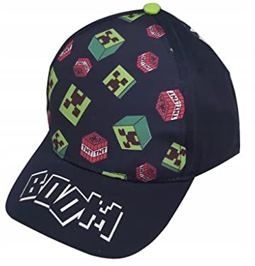 fashion uk Minecraft Basecap Cap (52, schwarz)