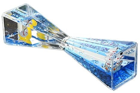 EXCEART Motion Timer Sanduhr Liquid Sensorisches Spielzeug Zappeln Spielzeug Kinder Aktivität Ruhig Entspannende Schreibtisch Spielzeug Angst Spielzeug (Stil 1)