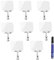 DHER Korb Etiketten Clip Korb Etiketten halter Schilderhalter Clip 8Stück löschbare Preisschilder Set schwarze Obst und Gemüse Schilder Plastikkorb Clip Etiketten Obst Gemüse