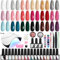 VANREESA Kit Semipermanente Unghie, 18 Colori Kit Unghie Gel Completo con Base Top Coat e Lampada UV Led Unghie 36W Set Manicure per Principianti Regalo per Donne