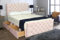 Pink Plush Velvet Divan Bed Frame with 26 inches Chesterfield headboard & Footboard| Divan Bed Frame with 10 inches thick Spring Memory Foam Mattress and 2 Side Storage Drawers (4FT6 Double)