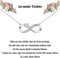CERSLIMO Geschenke für Tochter Kette Silber 925 Unendlichkeitszeichen, Halskette Infinity Herz Zirkonia Anhänger Geburtstag Geschenk Weihnachten Geburtstagsgeschenk Tochter Geschenke von Mama