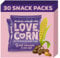 LOVE CORN Milk Chocolate & Sea Salt Crunchy Corn Snack 15g x 30 Bags – Chocolate Multipack Snacks Ideal for Gluten Free Diets – Chocolate Gift – Perfect To Graze On