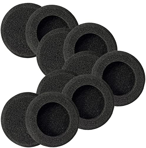Ohrpolster für Jabra Headset Ersatz Ohrpolster Kopfhörer Ohrkissen Kompatibel mit Jabra Biz 2300 2400 GN2000 PRO 920 930 9460 Plantronics Blackwire C320 3210 3220 3225 3320 HW251N HW510 (10 Stück)