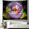 OSRDFV FNAF Security Breach Fazbear's Piazzaria Wandhintergrund, Tapisserie, Schlafzimmer-Dekor, Stoff zum Aufhängen, Stoff (Typ 4, 150 x 130 cm)