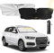 SIYOMG Auto Sonnenschutz Frontscheibe, UV-Schutz Sonnenschirm Wärmeisolierter Windschutzscheibe Innen, Faltbarer Sonnenblende Regenschirm für die Meisten Autos (140 x 79 cm)