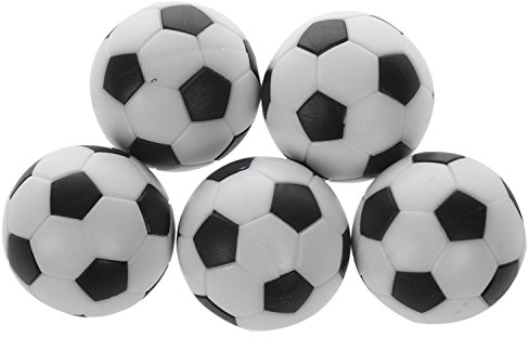 Osmond 5X Kunststoff 32Mm Fußball Indoor Tischfußball Ball Ersetzen Schwarz