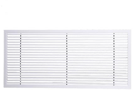 Liveinu Griglia di Ventilazione Rettangolare, Griglia Aerazione In Alluminio, Griglia di Espulsione dell'aria per Soffitto Cucina e Bagno, Bianco 4, 60x60cm