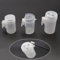 Transparent White Pellet Cup Bait Accessory, Carp Pole Pots, Fishing Rod Clip Feeder Cup (L)