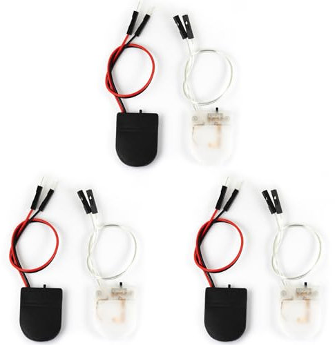 risingsaplings 6pcs CR2032 RTC Battery Case Real Time Clock Holder with Male and Female Pin Header Connector for Raspberry Pi 5